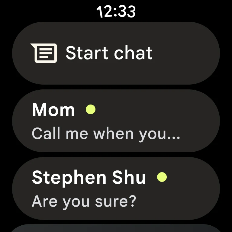 Google Messages screenshot